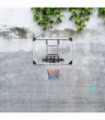 Basketball Backboard Transparent 90x60x2.5 cm Polycarbonate