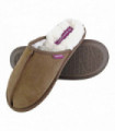 Dunlop - Ladies Slippers - SUEDE 8034 (3 UK / Tan)