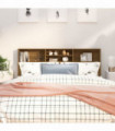 Headboard Cabinet Brown oak 180x19x103.5 cm