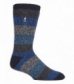 Heat Holders - Mens Twist Socks (2021) (Navy Blue / Petrol (Milan))