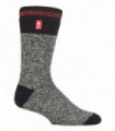 Heat Holders - Mens Twist Socks (2021) (Black Red (Porto))