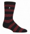 Heat Holders - Mens Twist Socks (2021) (Black / Red (Palermo))