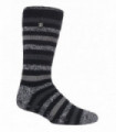 Heat Holders - Mens Siskin Slipper Socks (6-11 UK / Black / Charcoal)