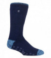 Heat Holders - Mens Siskin Slipper Socks (6-11 UK / Navy)