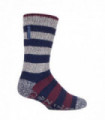 Heat Holders - Mens Slipper Socks - Oakley (Grey Stripe (Oakley))