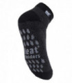 Heat Holders - Mens Low Cut Slipper Socks (LC Black / Charcoal)