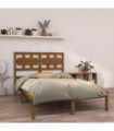 Bed Frame Honey Brown Solid Wood 120x200 cm