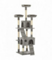 Cat Tree with Sisal Scratching Posts 170 cm Grey