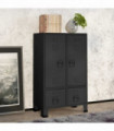 Industrial Wardrobe Anthracite 67x35x107 cm Steel