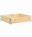 Raised Bed 100x100 cm Solid Pine Wood (310056 )