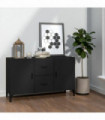 Sideboard Black 100x36x60 cm Engineered Wood