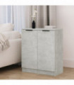 Sideboards 2 pcs Concrete Grey 30x30x70 cm Engineered Wood