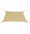 Sunshade Sail Oxford Fabric Square 3.6x3.6 m Beige