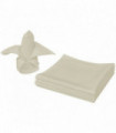 vidaXL Dinner Napkins 10 pcs Cream 50x50 cm