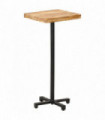 vidaXL Bar Table Square 50x50x110 cm Rough Mango Wood