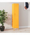 vidaXL Locker Cabinet Mustard Yellow 35x46x180 cm Steel