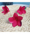 100pcs Silk Frangipane Frangipani Flower Heads 6cm 9cm Artificial Tropical Hibiscus  Flower Heads