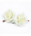 100pcs Silk Roses Flowers Wall Bathroom Accessories Christmas Decorations for Home Wedding Cheap Artificial Plants Bride Brooch