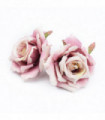 100pcs Silk Roses Flowers Wall Bathroom Accessories Christmas Decorations for Home Wedding Cheap Artificial Plants Bride Brooch