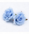 100pcs Silk Roses Flowers Wall Bathroom Accessories Christmas Decorations for Home Wedding Cheap Artificial Plants Bride Brooch