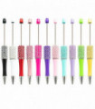 110PCS Diamond Bead Pen Wholesale Creative DIY Handmade Sticker Set Diamond Beaded Ballpoint Pens Advertising Gift Pen