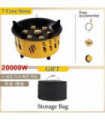 19800 7-Core Camping Stove Strong Fire Power Gase Burner Windproof Stove Electronic ignition Outdoor Stoves Hiking with Bag