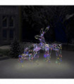 3 Piece Christmas Light Display Reindeers 229 LEDs