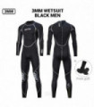 3MM Neoprene Wetsuit Men Surf Scuba Diving Suit Equipment Underwater Fishing Spearfishing Kitesurf Swimwear Wet Suit Equipment