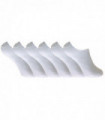 6 Pairs Ladies Bamboo Trainer Liner (BNSTL White)