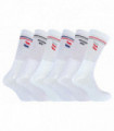 6 Pairs Mens 019 Classic Sport Socks (6-11 / White)