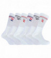 6 Pairs Mens 019 Classic Sport Socks (11-14 / White)