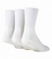 BAMBOO Diabetic Socks - IOMI - 3 Pack (9-11 Uk / White)