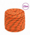 Boat Rope Orange 18 mm 25 m Polypropylene