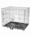 Foldable Metal Dog Bench L