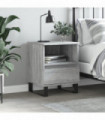 vidaXL Bedside Cabinet Grey Sonoma 40x35x50 cm Engineered Wood