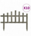 Lawn Edgings 10 pcs Firwood 4.4 m