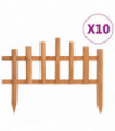 Lawn Edgings 10 pcs Firwood 4.4 m