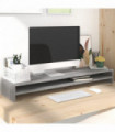 Monitor Stand Grey Sonoma 100x24x13 cm Engineered Wood