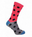 Mr Heron - Patterned Socks (6-11 / Red Spots)