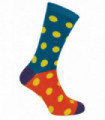 Mr Heron - Patterned Socks (6-11 / Teal Spots)