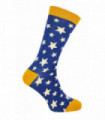 Mr Heron - Patterned Socks (6-11 / Navy Stars)