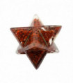 Orgonite Merkaba Star, Red Jasper