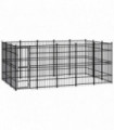 Outdoor Dog Kennel Steel 13.82 m²