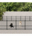 Outdoor Dog Kennel Steel 75.27 m²