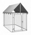 Outdoor Dog Kennel with Roof 200x100x150 cm