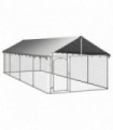 Outdoor Dog Kennel with Roof 600x200x150 cm