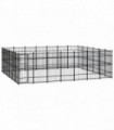 Outdoor Dog Kennel Steel 38.71 m²