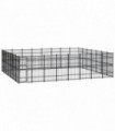 Outdoor Dog Kennel Steel 51.61 m²