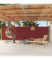 Patio Retractable Side Awning 160x600 cm Red