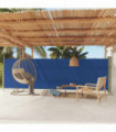 Patio Retractable Side Awning 160x600 cm Blue